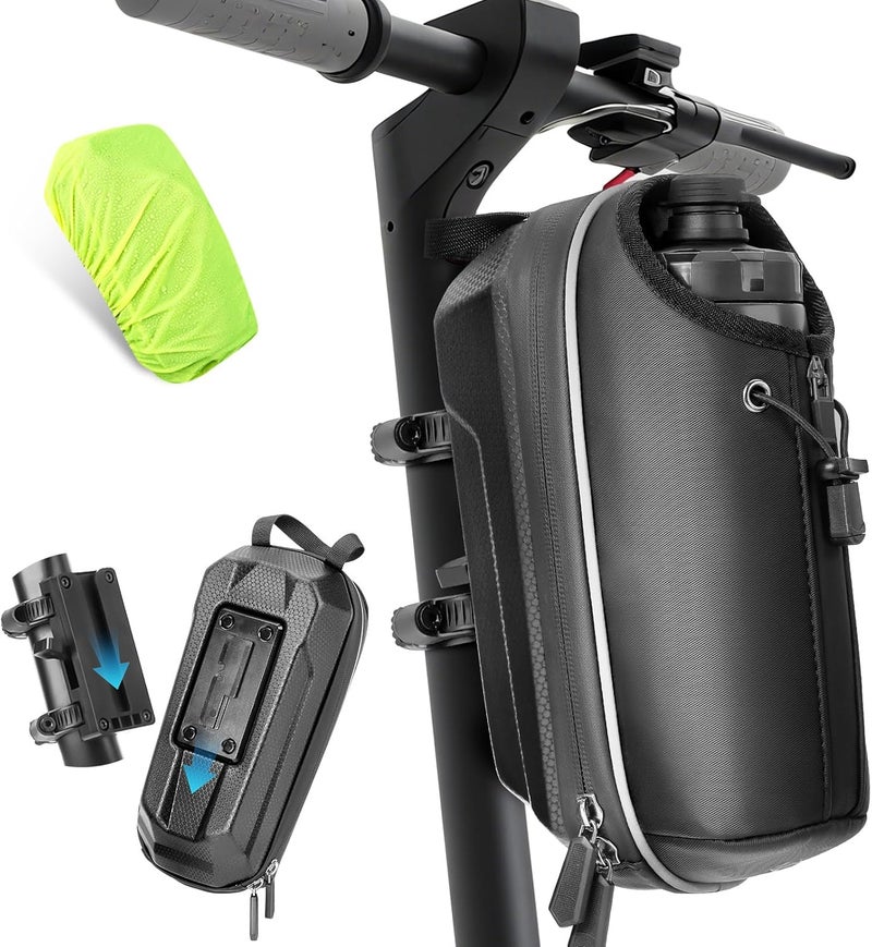 GXCROR Electric Scooter Bag 2L Large Capacity, Waterproof Front Hanging Storage Bag, Portable Handlebar Bag for Carrying Phone, Bottle, Charger Tools - Image 1